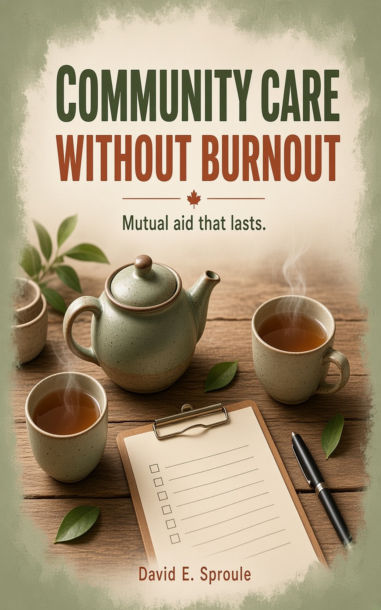 Cover for Community Care Without Burnout
