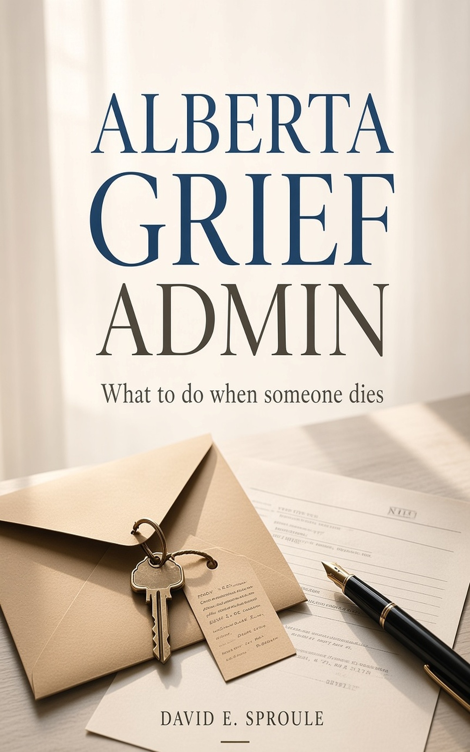 Cover of Grief Admin Alberta by David E. Sproule